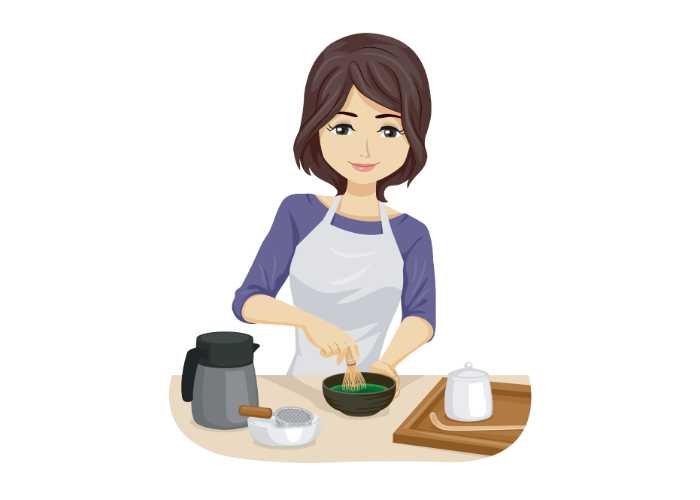 「お茶をたてます」