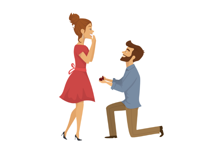 「婚約します」